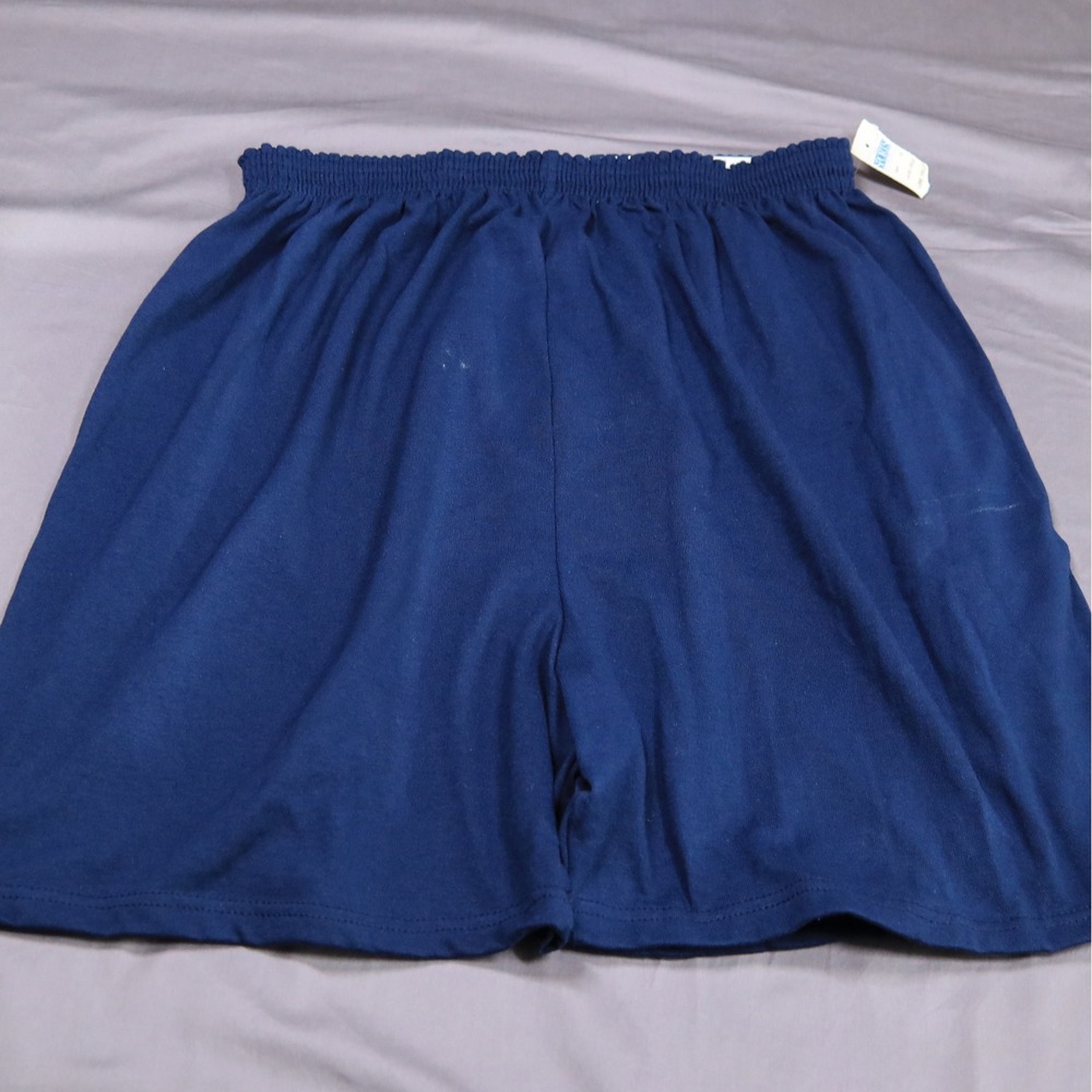 Vintage Soffe Volley Shorts Mens XL Navy Blue 90s Made in USA Gym NWT Deadstock - Picture 4 of 11